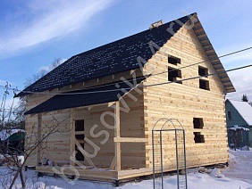 Строительство брусового дома - фото процесса строительства