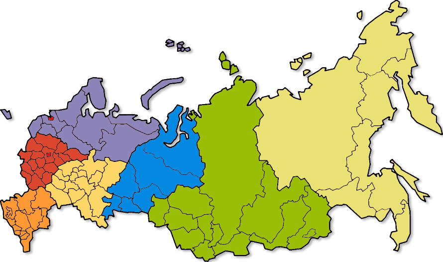 Символическое изображение карты России