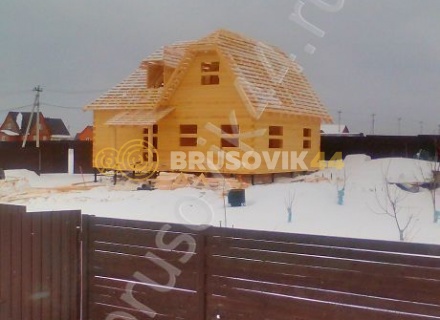 Дом из бруса 150х150 мм. по проекту № 5