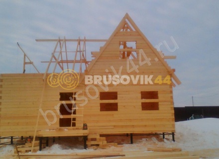 Дом из бруса 150х150 мм. по проекту № 5
