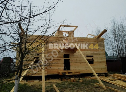 Строительство дома из бруса 