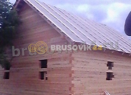 Дом 7,5х10 м из обрезного бруса 150х150 мм, Проект №2, в Ярославской области