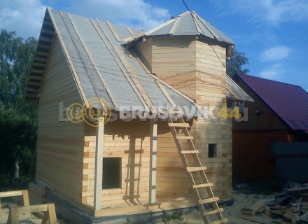 Дом 5х6 м из профилированного бруса 145х145 мм в Тверской области