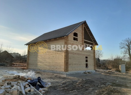 Два дома 8х10 м из профилированного бруса 195х145 мм, Ярославская область, г. Углич