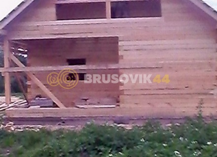Дом 7,5х10 м из обрезного бруса 150х150 мм, Проект №2, в Ярославской области