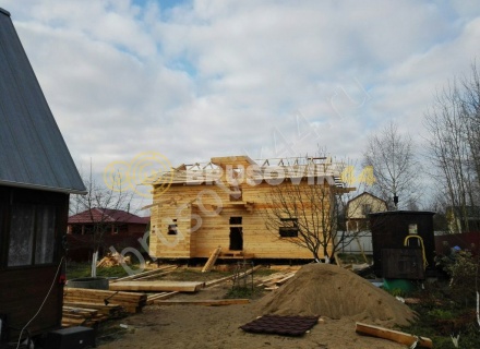 Строительство дома из бруса СТ Отрадное 36, Волоколамский р-н, Московская область