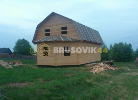 Дом 7х10 м из профилированного бруса 145х145 мм в Ивановской области